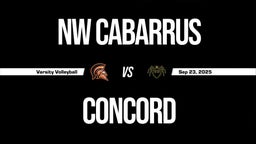 09/23 Highlights vs NW Cabarrus