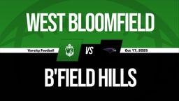 10/17 Highlights vs West Bloomfield