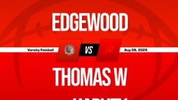 Edgewood vs Thomas W Harvey Boys Varsity Football Game Recap