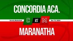 12/12 Highlights vs Concordia Aca.