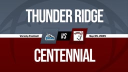 09/5 Highlights vs Thunder Ridge