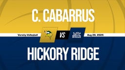 08/26 Highlights vs C. Cabarrus