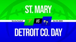 10/24 Highlights vs St. Mary