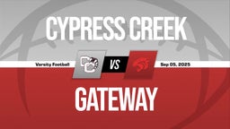 09/5 Highlights vs Cypress Creek