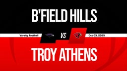 10/3 Highlights vs B'field Hills