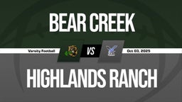 10/3 Highlights vs Bear Creek