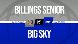 08/29 Highlights vs Billings Senior