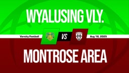 08/16 Highlights vs Wyalusing Vly.