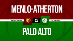 10/24 Highlights vs Menlo-Atherton