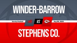 Winder-Barrow Boys Varsity Football Team Highlight