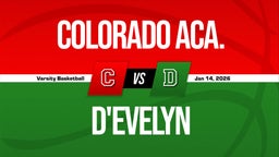 01/13 Highlights vs Colorado Aca.