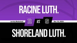 12/11 Highlights @ Shoreland Luth.