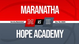 12/17 Highlights vs Maranatha