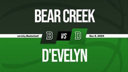 12/8 Highlights vs Bear Creek