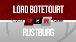 08/29 Highlights vs Lord Botetourt