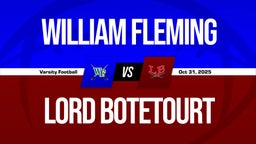 10/31 Highlights vs William Fleming