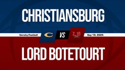 09/19 Highlights vs Christiansburg