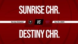 10/3 Highlights vs Sunrise Chr.