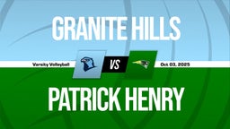 10/3 Highlights vs Granite Hills