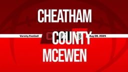 McEwen Boys Varsity Football Team Highlight
