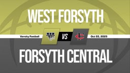 10/3 Highlights vs West Forsyth