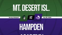 09/8 Highlights vs Mt. Desert Isl.