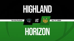 10/17 Highlights vs Highland