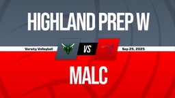 09/25 Highlights vs Highland Prep W