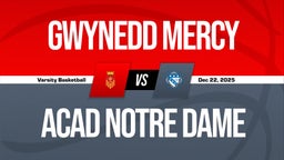 12/22 Highlights vs Gwynedd Mercy