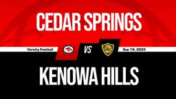 09/19 Highlights vs Cedar Springs