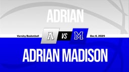 12/5 Highlights vs Adrian