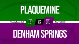 11/18 Highlights vs Plaquemine