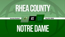 08/29 Highlights vs Rhea County