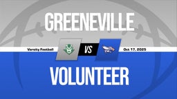 10/17 Highlights vs Greeneville