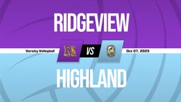 10/7 Highlights vs Ridgeview