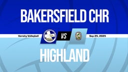09/25 Highlights vs Bakersfield Chr
