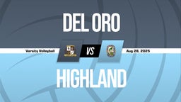 08/28 Highlights vs Del Oro
