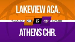10/17 Highlights vs Lakeview Aca.