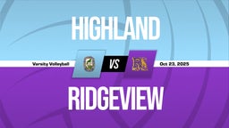 10/23 Highlights vs Highland