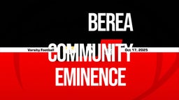 10/17 Highlights vs Berea Community
