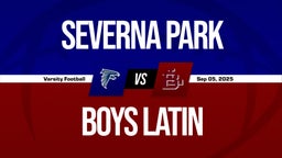 09/5 Highlights vs Severna Park