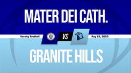 08/29 Highlights vs Mater Dei Cath.