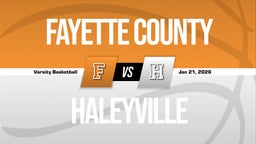 01/20 Highlights @ Haleyville