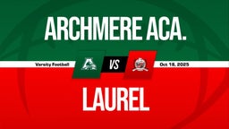 10/18 Highlights vs Archmere Aca.