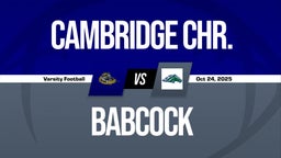 10/24 Highlights vs Cambridge Chr.