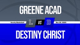 11/22 Highlights vs Greene Acad