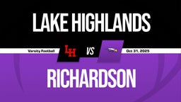 10/31 Highlights vs Lake Highlands