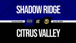 09/26 Highlights vs Shadow Ridge