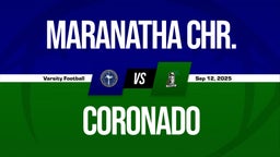 09/12 Highlights vs Maranatha Chr.