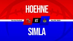 08/29 Highlights vs Hoehne